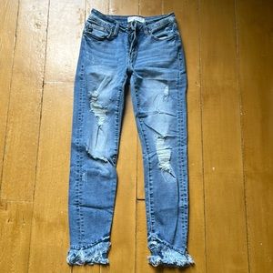 KanCan distressed skinny Jean.